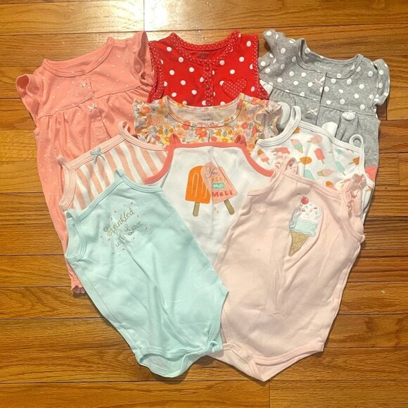 Girls 18 Month Warm Weather 9-Piece Lot - Picture 1 of 15